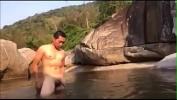 หนังโป๊ใหม่  Asian boy naked shower in river