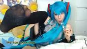 คริปโป๊ Lana Rain cosplaying as Miku glass dildo cumshow ร้อน