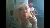 คริปโป๊ BBW Santa Tina Snua Smokes A Filterless Cigarette Using A Holder Christmas ล่าสุด