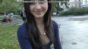 หนังโป๊ใหม่  Brunette with nice tits shows her body in front of everyone